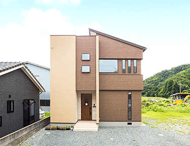 ナチュラルモダンな雰囲気が心地良い家
