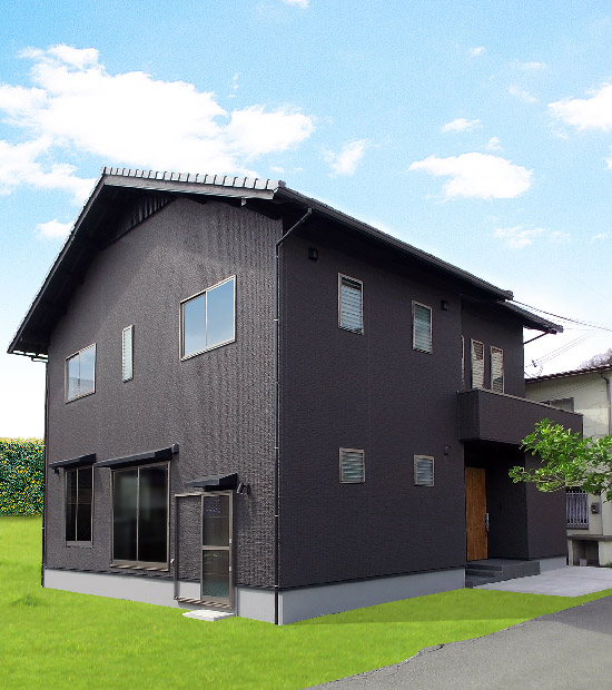 床材に無垢の杉を使用したこだわりの住まい